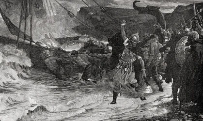 El funeral de un vikingo, del libro 